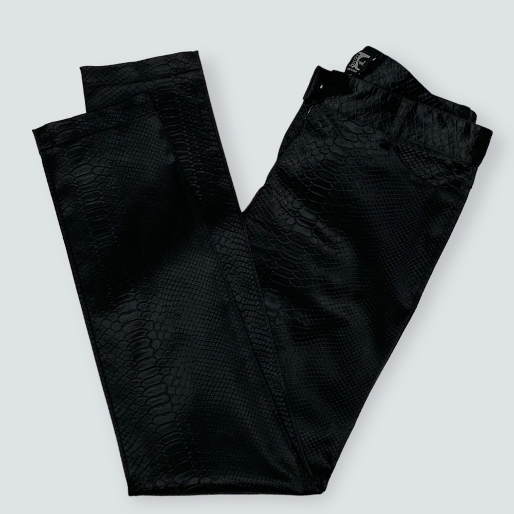 TRICOT CHIC Black “Scales” pattern Women’s Dress Pants Size US 8 NWOT - Picture 9 of 9